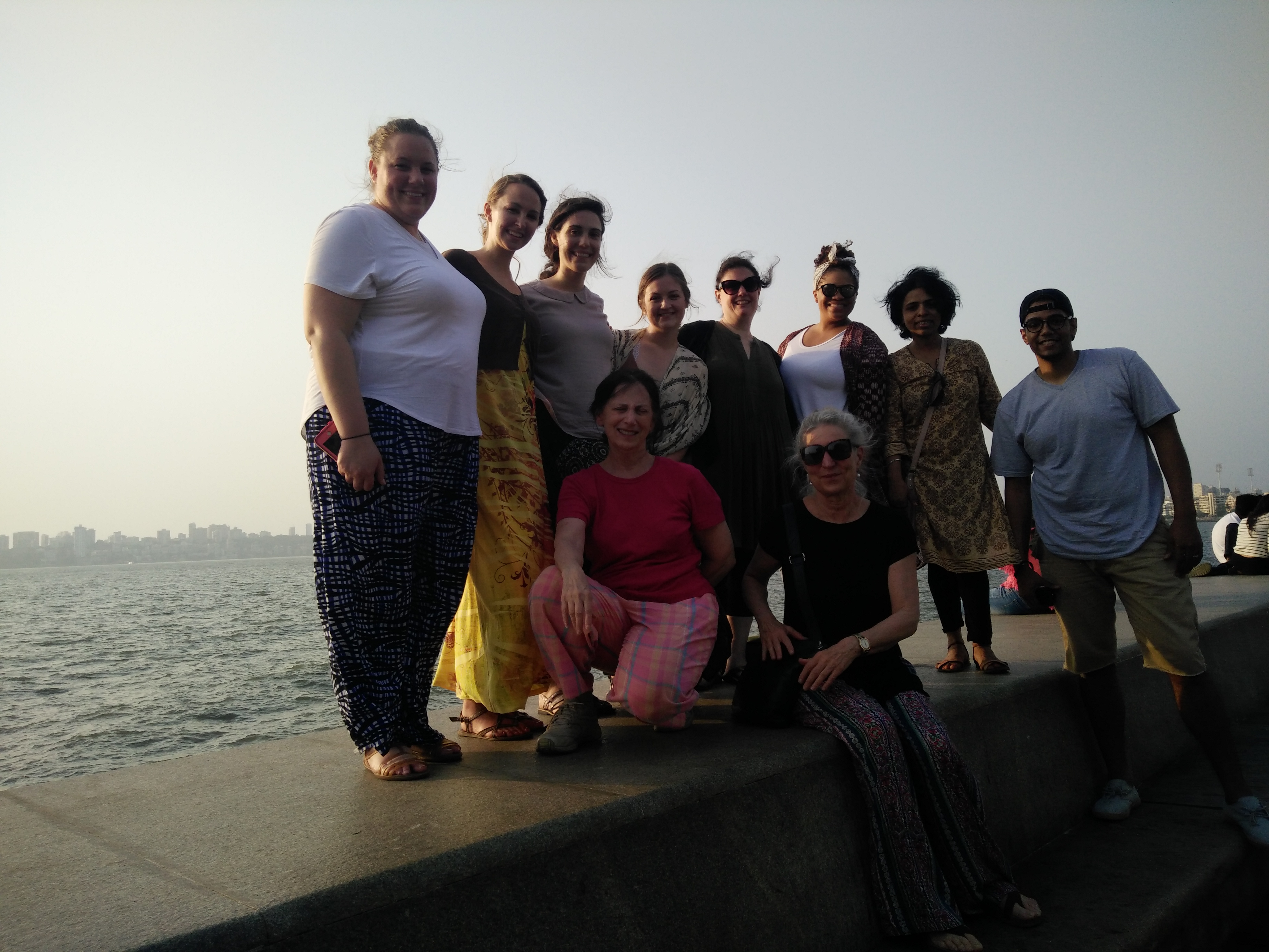 All smiles at Marine Drive, Mumbai